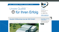 Desktop Screenshot of ikw-kunststofftechnik.de