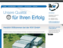 Tablet Screenshot of ikw-kunststofftechnik.de